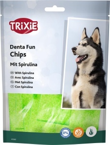 Snack pentru caini TRIXIE Denta Fun Spirulina, 100 g, fara gluten