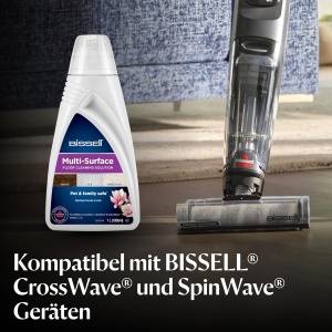 Solutie de curatare multi-suprafata BISSELL, 1 L, pentru podele dure si mocheta - Img 2