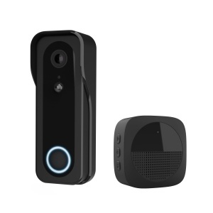 Sonerie Video Inteligenta Trust cu Camera 2K HD, Wi-Fi, Negru