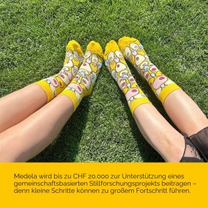 Sosete Mama-Baby Medela, Limitate, Design Yael Anders, Cadou cu Motion InBra - Img 5