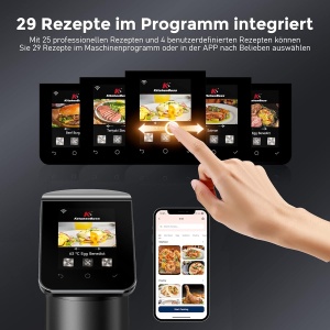Sous Vide Garer KitchenBoss G330, 1100W, Wi-Fi, IPX7 - Img 7