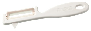 Spalator de legume Fackelmann cu lama din ceramica, alb sau verde, 16 cm