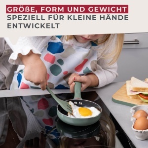Spatula Mini Fackelmann din Silicon Graugreen cu Insertii din Inox, Hitzebestandig 230C - Img 3