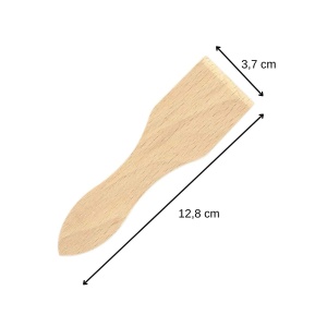Spatula pentru Raclette Fackelmann 8641550, Set 6 bucati, Lemn, 12.8 x 3.7 cm - Img 3