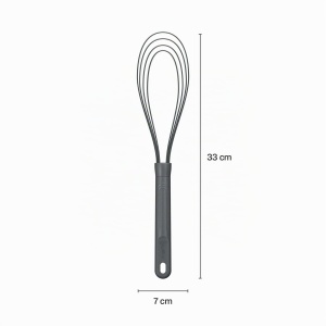 Spatula plata Zyliss cu maner ergonomic, 30 cm, din otel inoxidabil si silicon - Img 2