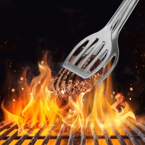 Spatula si Grillzange Westmark Duetto, 27.5 cm, Aluminiu, Argintie - Img 2