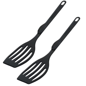 Spatule Westmark 2, foarte rezistente la caldura pana la 270degC, lungime: 28,3 cm, plastic, Flonal Plus, negru, 203522E5 - Img 1