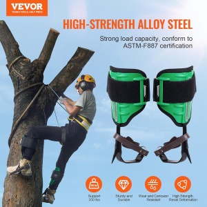 Spikes pentru Kletteren VEVOR ROPE-G-001, 350 lbs, din otel aliat, cu curele - Img 2
