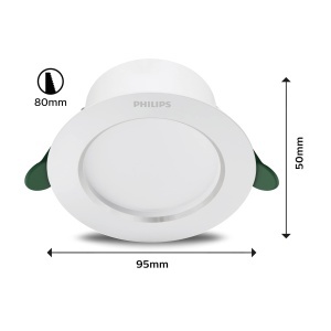 Spot incastrabil LED Philips UltraEfficient 48W lumina neutra alb diametru 125 mm - Img 3