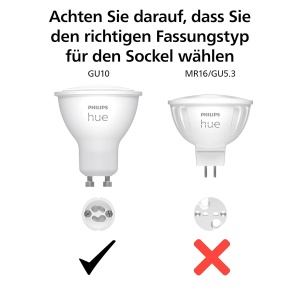 Spot LED Philips Hue GU10, 400 lm, lumina alba si colorata, dimmabila - Img 5