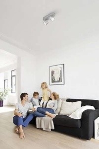 Spot LED Philips myLiving 2x4W lumina calda aluminiu - Img 4