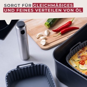 Spray pentru ulei Fackelmann 100ml, inox, pentru Airfryer, usor de curatat - Img 3