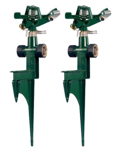 Sprinkler de gradina Orbit 56351, metal, verde, 2 bucati