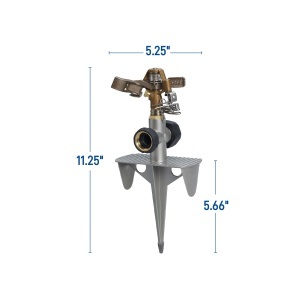 Sprinkler de gradina Orbit 56946, cu cap din alama, raza de 30 m - Img 2
