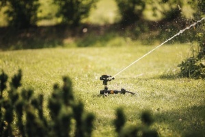 Sprinkler Impuls Fiskars XL, 26 m, Metal, NegruPortocaliu - Img 11