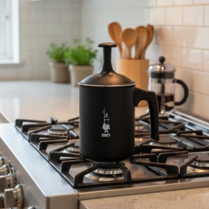 Spumator de lapte Bialetti Tutto Crema, 160 ml, negru, antiaderent - Img 7