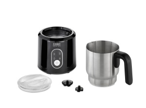 Spumator de lapte CASO Crema Choco Black, 350 ml, inox, cu control temperatura - Img 5