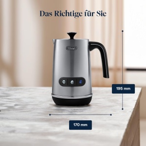 Spumator de lapte DeLonghi LatteMix EMF3.M, 250ml, alb, 3 functii - Img 7