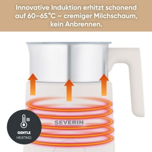 Spumator de lapte Severin SM 3589 Inductie Functie Ciocolata Beige - Img 7