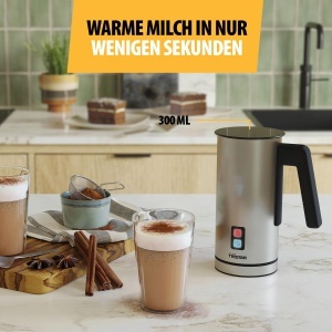 Spumator de lapte Tristar MK-2277, 150 ml spuma, 300 ml lapte incalzit, 550W, inox - Img 3