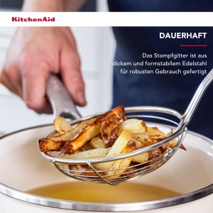 Spumiera KitchenAid cu maner ergonomic, otel inoxidabil, gri antracit - Img 2