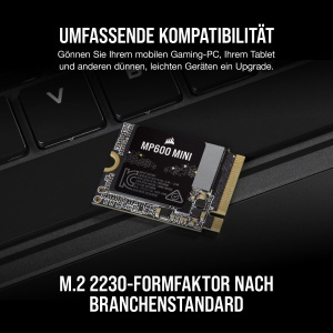 SSD Corsair MP600 MINI 1 TB M.2 NVMe PCIe Gen4, 7000 MBs, Negru - Img 5