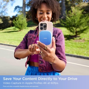 SSD SanDisk Creator Phone 1 TB, 1000 MBs, Albastru - Img 5