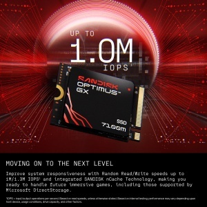 SSD SanDisk Optimus GX 7100M 2 TB, PCIe 4.0, viteze de 72506900 MBs - Img 4