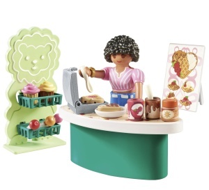 Stand de Dulciuri PLAYMOBIL MyLife 71540 pentru Copii de la 5 Ani - Img 6