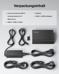 Statie de andocare Belkin Connect 14-in-1, 140W, 2 monitoare 4K, USB-C - Img 10
