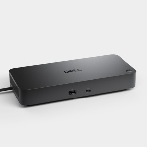 Statie de andocare USB-C Dell Pro Dock WD25, 100W, 4 display-uri, design compact - Img 8