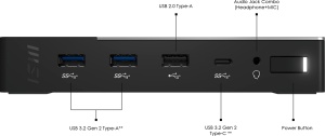Statie de andocare USB-C MSI Gen 2 cu 2 porturi USB-A 3 - Img 3