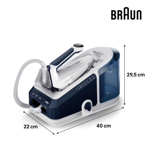 Statie de calcat Braun CareStyle 7 Pro IS 7282 BL 2700W Abur vertical Tehnologie iCare - Img 4