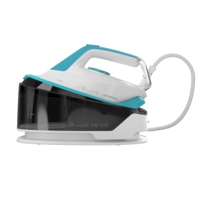 Statie de calcat Grundig SIS 6550 2400W 65 bar Talpa ceramica AlbTurcoaz - Img 8