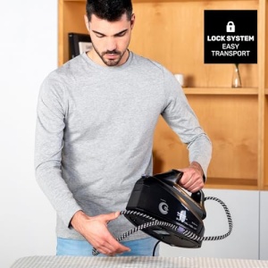 Statie de calcat Taurus | Uimitor SSD3000 | Presiune de 7 bari | Putere 3000W | linistit | Gata de utilizare in 30 de secunde | Amplificare electronica de abur | 400g/min | Rezervor de 1,5 litri | Talpa ceramica - Img 8