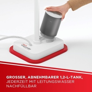 Statie de calcat verticala Polti Vaporella GSF80R, 2000 W, 1.2 L, AlbRosu - Img 4