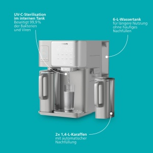 Statie de filtrare apa Philips Reverse Osmosis cu functie de racire si incalzire UV-C 6L - Img 8