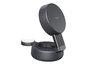 Statie de incarcare inductiva Belkin UltraCharge Pro 2-in-1, 25W, negru - Img 4