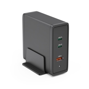 Statie de incarcare USB Hama, 3 porturi, 140W, GaN, negru - Img 2