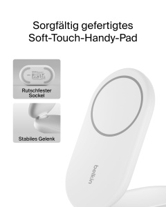 Statie de incarcare wireless Belkin BoostCharge 2-in-1, 15W, neagra - Img 5