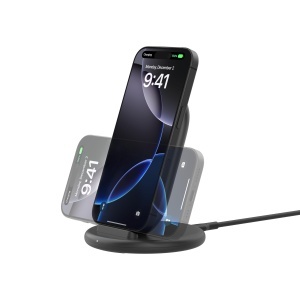 Statie de incarcare wireless Belkin BoostCharge, 9W, negru, cu cablu de 1,5m - Img 2