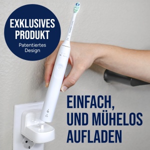 Statie de incarcare wireless pentru periute electrice Philips Sonicare, model ProofVision, design compact, alb - Img 2