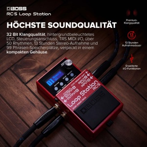 Statie de Looping BOSS RC-5 13 ore inregistrare, 32-Bit, LCD colorat - Img 3