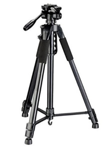 Stativ foto Bresser TR-682AN Traveler 180cm, 3-Way Panoramakopf, Negru