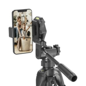 Stativ foto Hama Action 153 3D, 60-153 cm, cu suport pentru smartphone, negru - Img 9