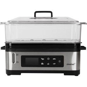 Steamer electric Steba DG 2, 3-6 litri, inox, 5 programe automate - Img 2
