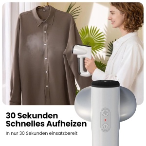 Steamer Portabil Neakasa Magic 1, 2300 Pa, Rezervor Detasabil 95ml, 30 Secunde Incazire - Img 7