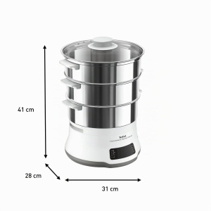 Steamer Tefal Convenient Series Deluxe, 3 niveluri, touchscreen intuitiv - Img 3
