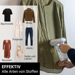 STEAMONE SN20GW Reise-Dampfglatter S-Nomad, weiss, Metall, Travel-Size, weiss - Img 5