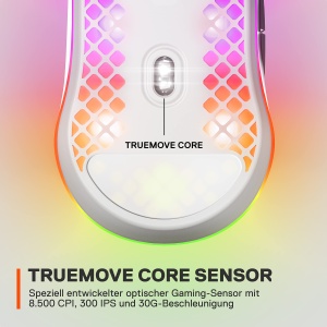 SteelSeries Aerox 3 Mouse Gaming RGB 8500 DPI Design Usor Snow - Img 8